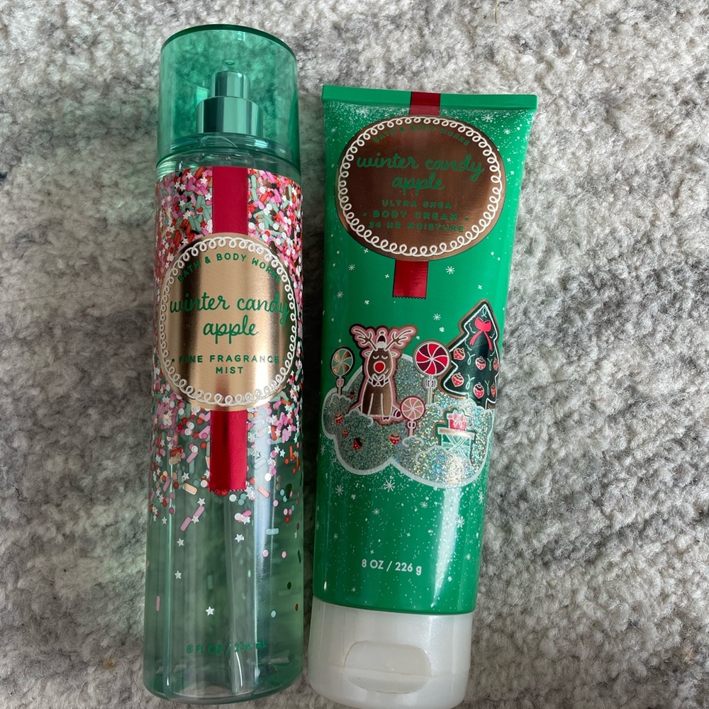 New bath and body words Winter Candy Apple